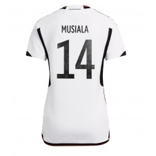 Tyskland Jamal Musiala #14 Hjemmedrakt Kvinner VM 2022 Kortermet
